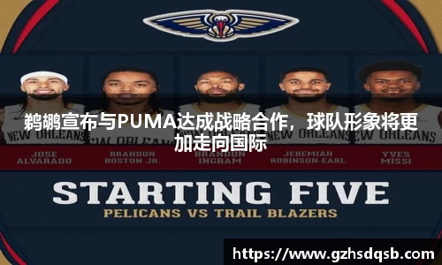 鹈鹕宣布与PUMA达成战略合作，球队形象将更加走向国际